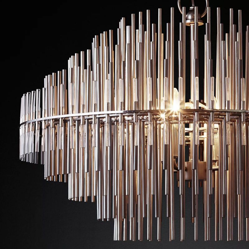 Liliam Sculpture Round Chandelier 24" - thebelacan