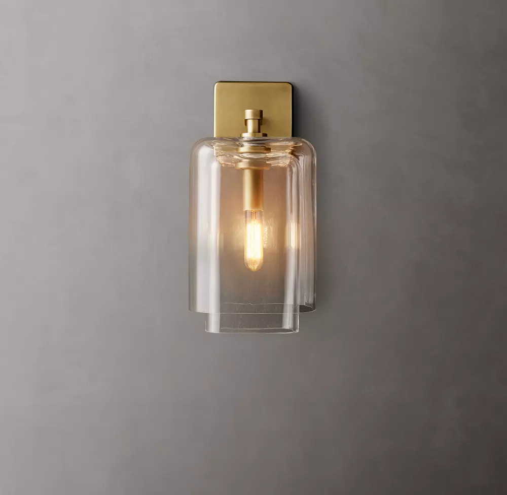 Lacour Double Layer Glass Wall Sconce