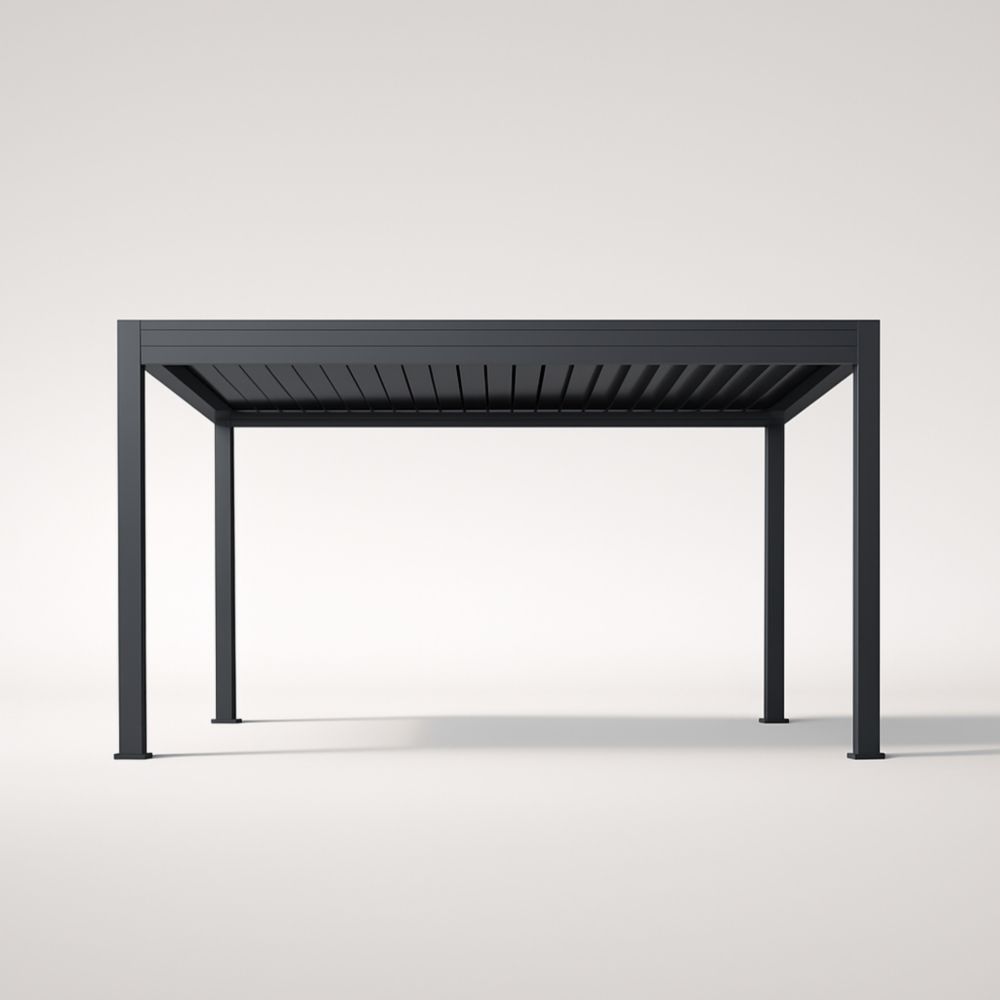 Pergola in Alluminio Nero 300x400 cm