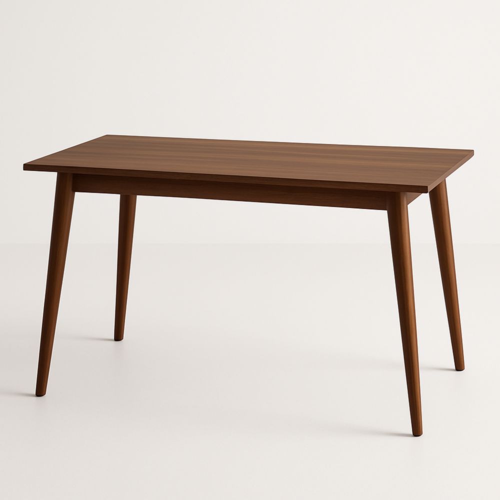 Table rectangulaire en bois de noyer