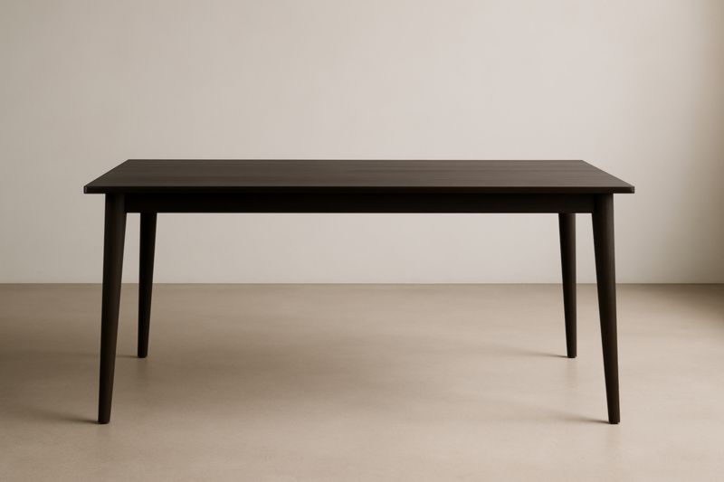 Table en bois massif brun 180x90x75 cm