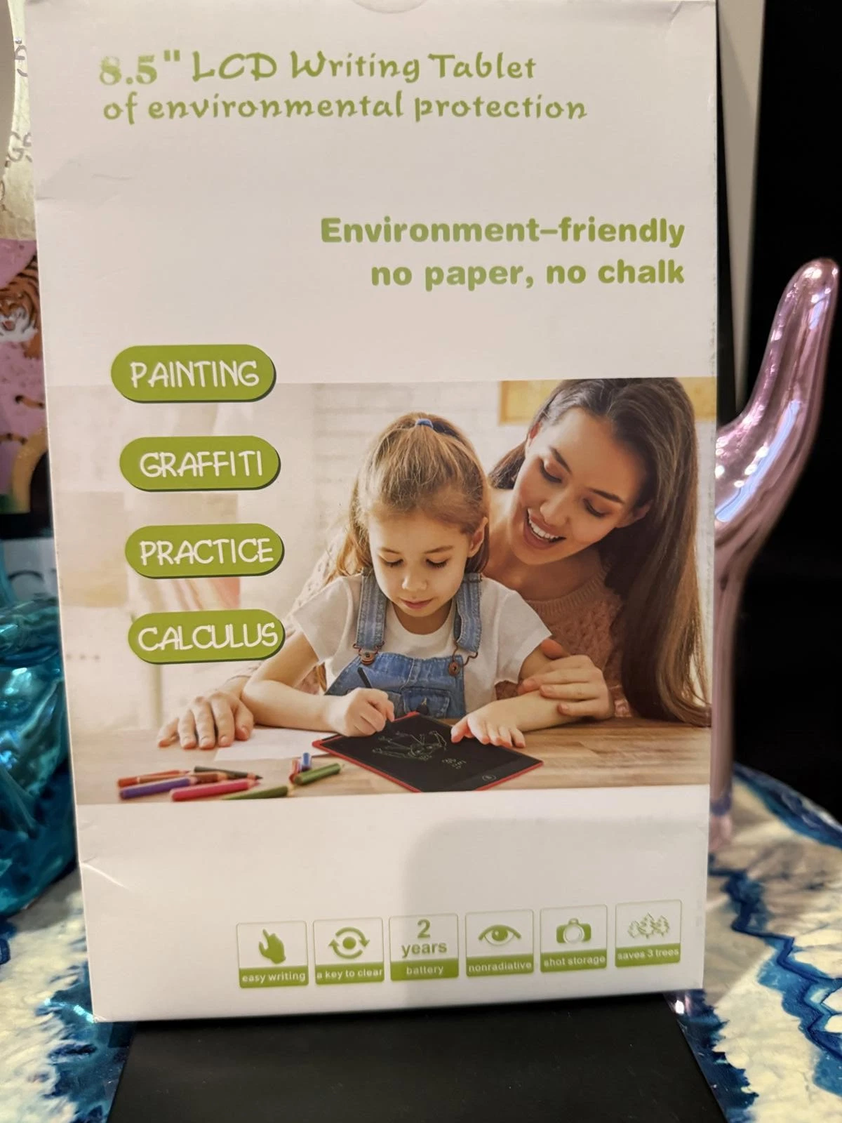 8.5" LCD Writing Tablet - Environmentally Friendly Digital Notepad New in Box