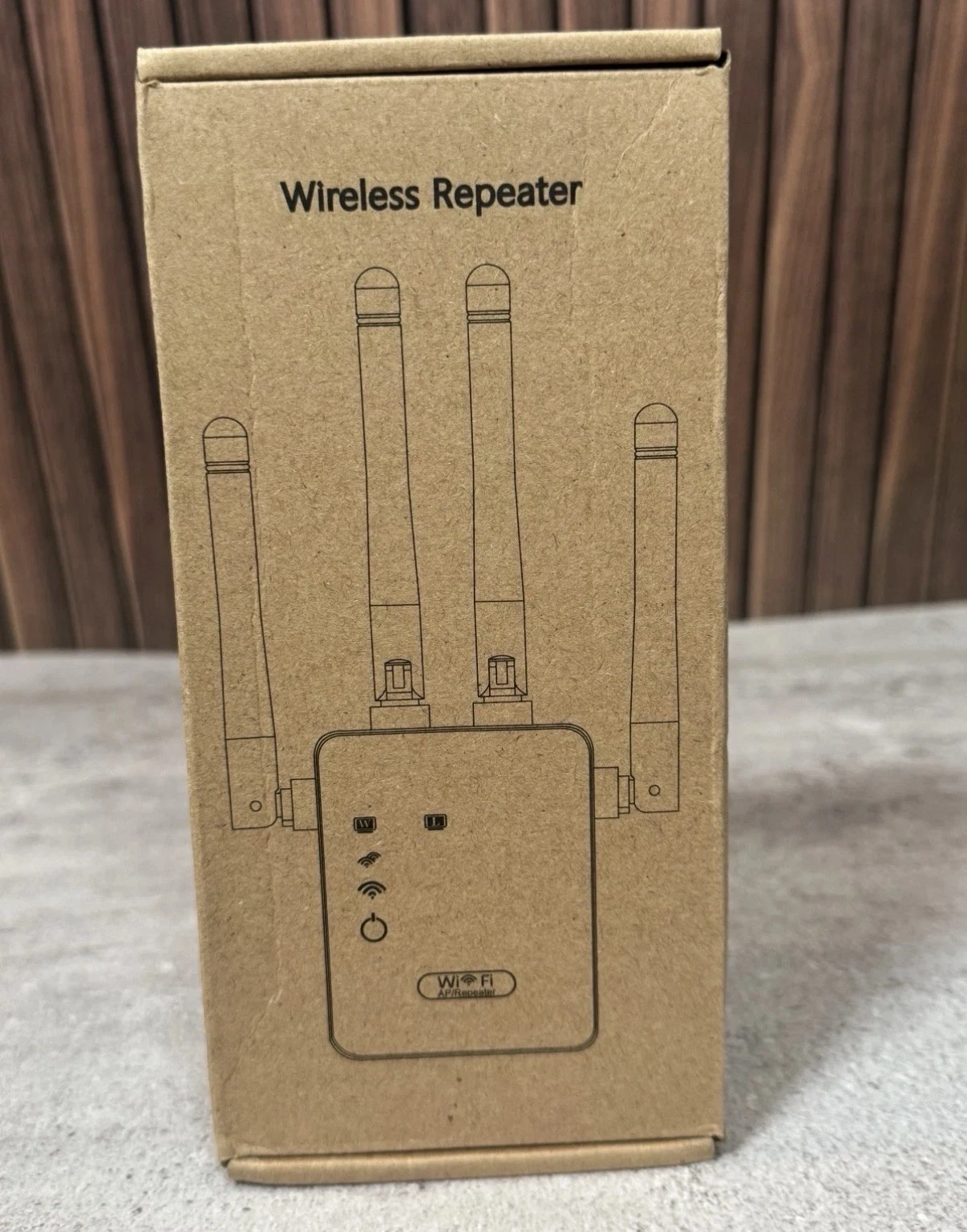 1200Mbps WiFi Range Extender Repeater Dual Band 4 Antenna Booster - New In Box