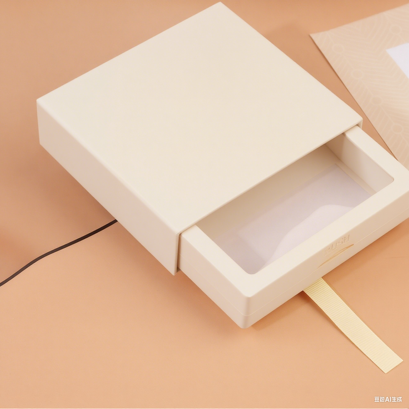 Caja De Embalaje Tipo Cajón - Albaricoque - 9*9 Cm - GiftlabES