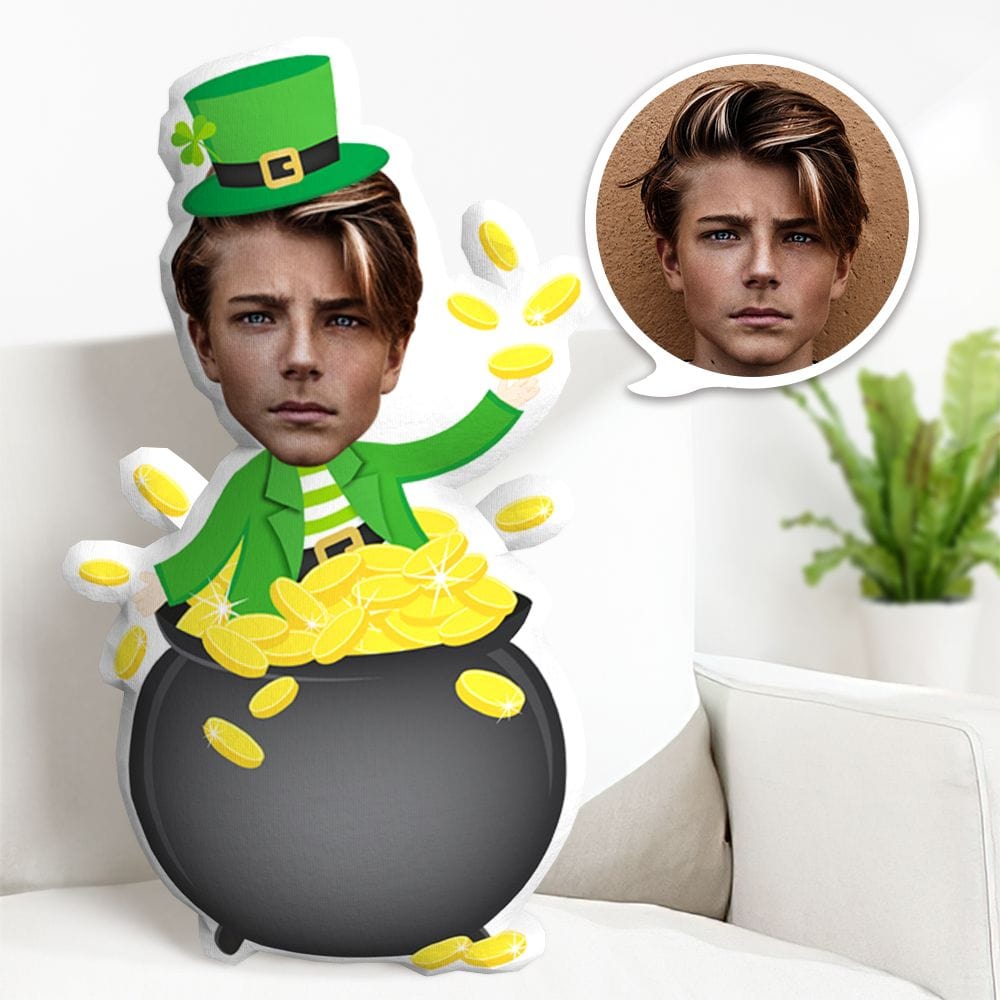 Cojín Personalizado Con Foto Minime, Ideal Como Regalo Para El Día De San Patricio. - GiftlabES
