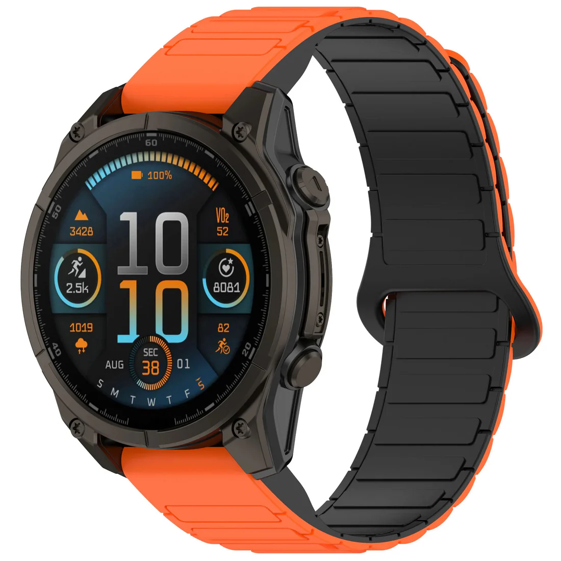 Correa Magnética De Silicona Apta Para Garmin, Compatible Con Fenix ​​8, 5x, 6 Pro, 6x, 7 Y 7x. - GiftlabES