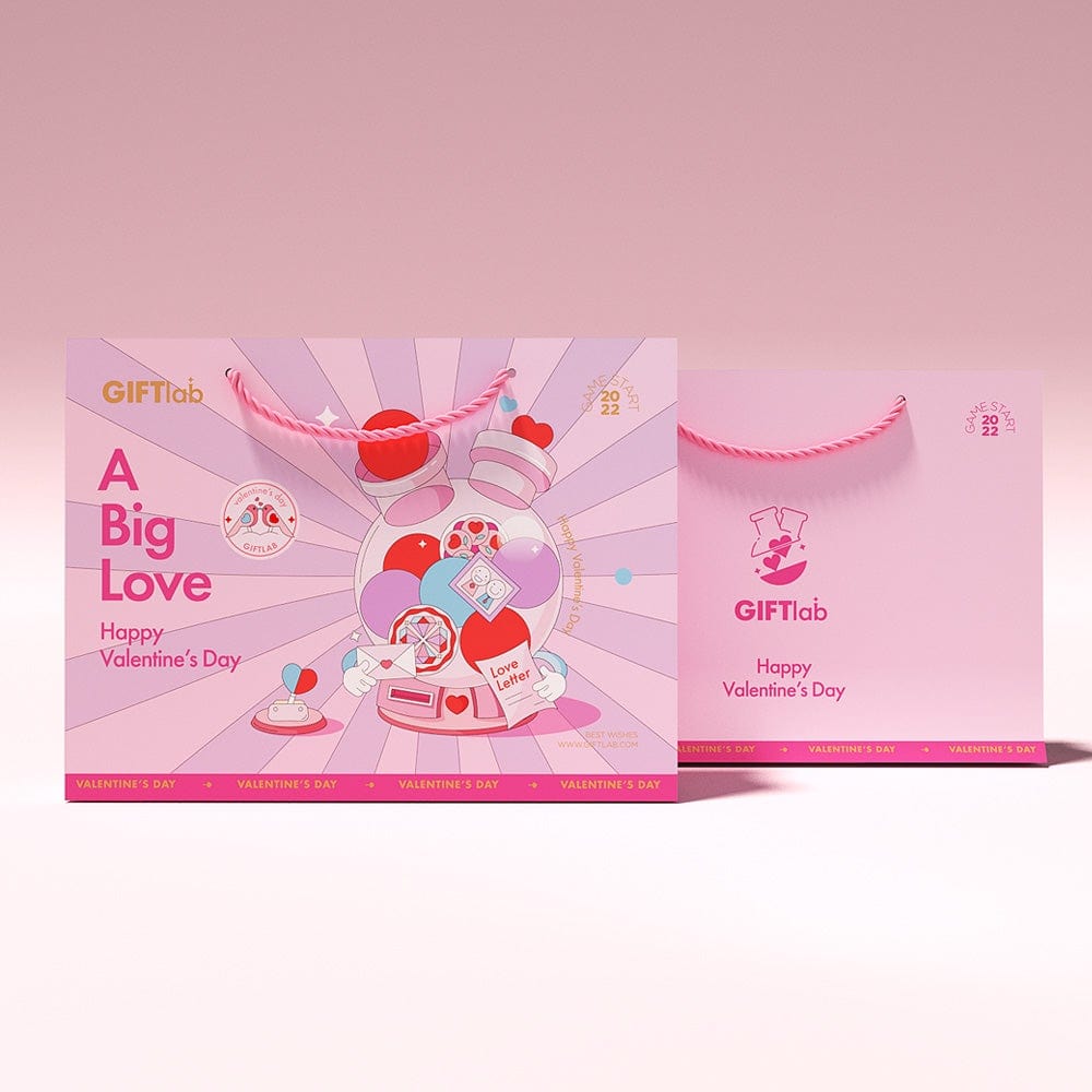 Bolsa De Papel Para Envolver Regalos De San Valentín - GiftlabES