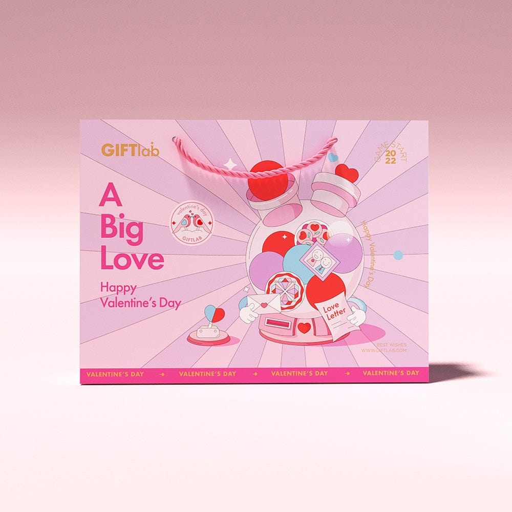 Bolsa De Papel Para Envolver Regalos De San Valentín - GiftlabES