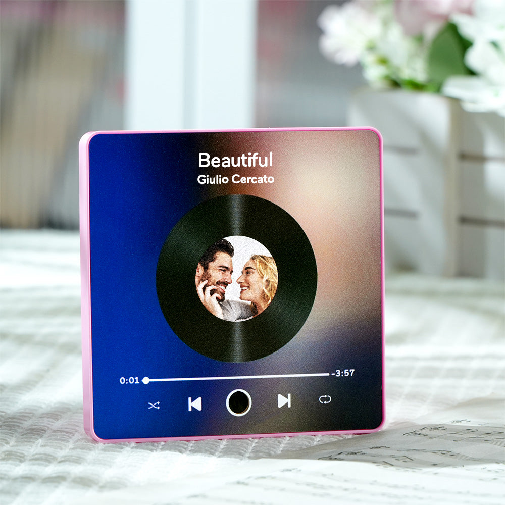 Imán De Nevera Personalizado Con Álbum De Spotify Imán De Nevera Con Música Personalizada - GiftlabES