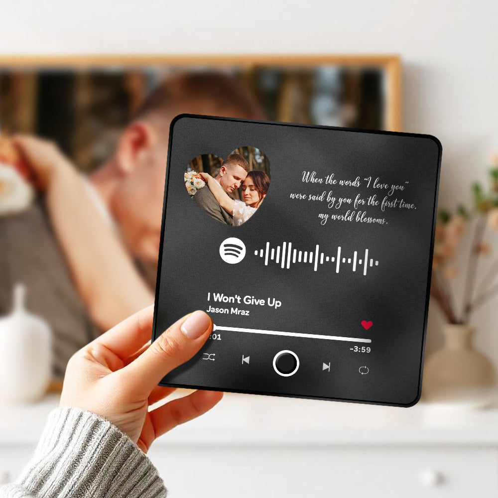 Imán De Nevera Personalizado De Spotify. Imán De Nevera Con Música Que Puede Reproducir Canciones Y Cambiar Archivos De Música. - GiftlabES