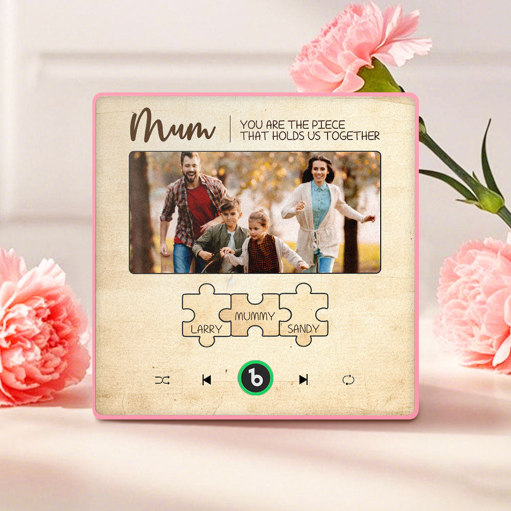 Imanes Personalizados Para Nevera Con Canciones Que Reproducen Música Con Nombres. Regalos Para El Día De La Madre. Marco Colorido. - GiftlabES