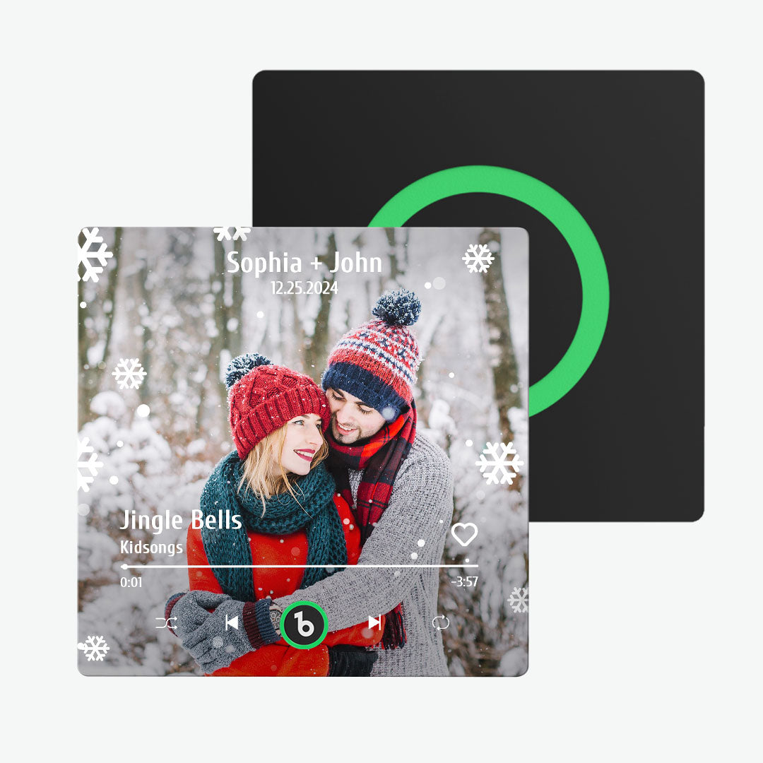 Imán Para Nevera Personalizado Con Música Y Fotos Fridgebeats Pro Con Conectividad Bluetooth. Regalos De Navidad. - GiftlabES