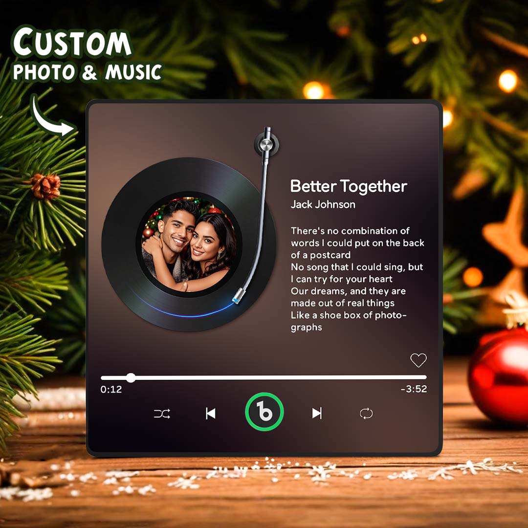Imán De Nevera Personalizado Con Letras De Canciones, Imanes De Música Mejorados Que Pueden Reproducir Canciones, Fondos Coloridos, Regalos Para Parejas. - GiftlabES
