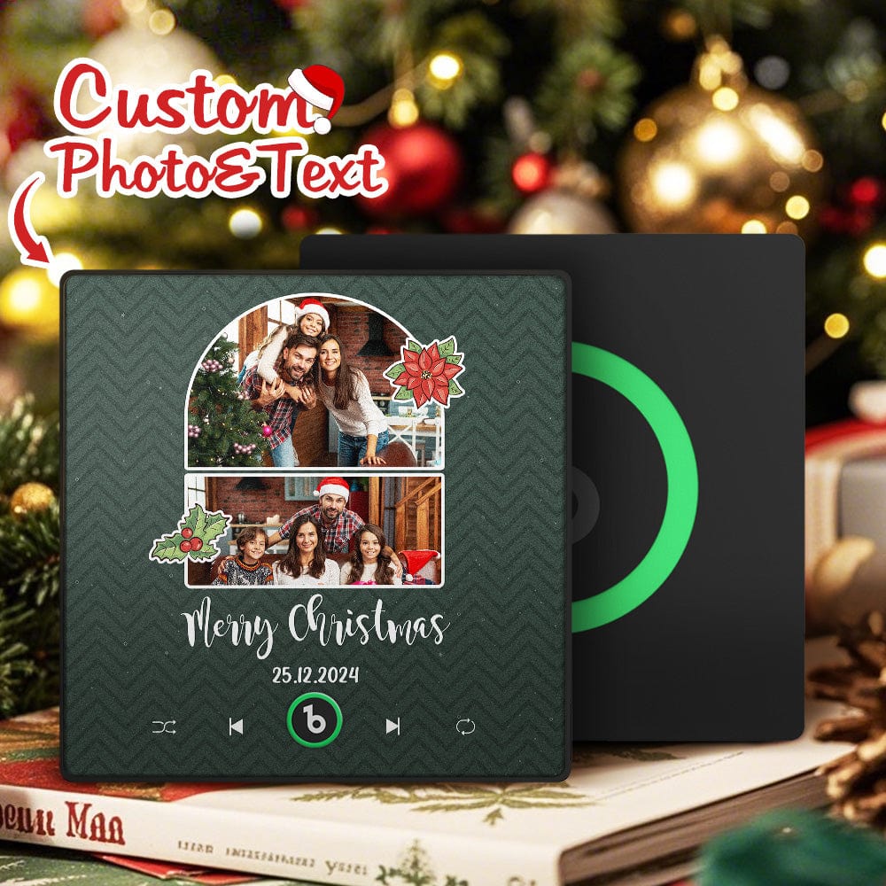 Imán De Nevera Personalizado Con Música, Foto Personalizada, Imán De Nevera Colorido Con Estampado De Marco, Regalo Creativo De Navidad - GiftlabES