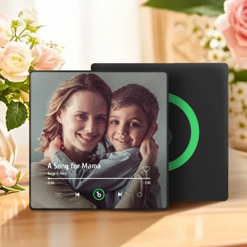 Imán De Nevera Musical Personalizado, Nueva Versión 4.0, Marco Colorido, Imán De Nevera Con Álbum, Pegatina De Pared Musical, Mecanismo Musical Que Se Puede Reproducir, Regalo Del Día De La Madre Para Parejas. - GiftlabES