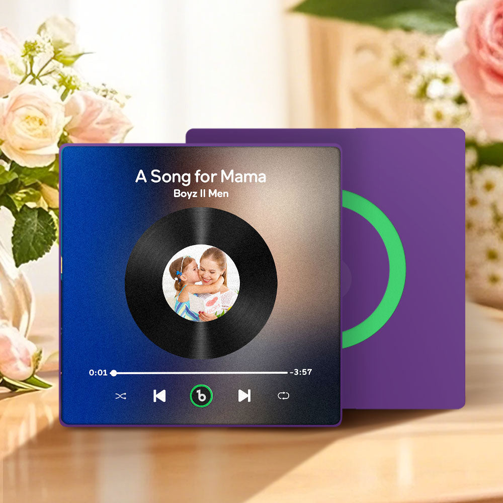 Imanes Personalizados Para Nevera Con Música Y Fotos. Regalos Para El Día De La Madre. - GiftlabES