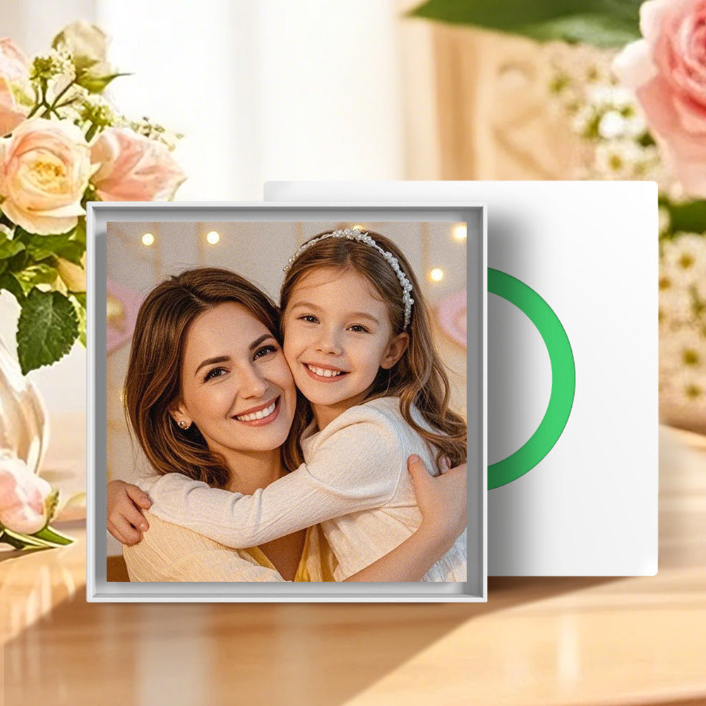 Nueva Actualización 5.0 Imán De Nevera Personalizado Con Foto Y Música Regalos Para El Día De La Madre Para Mamá - GiftlabES