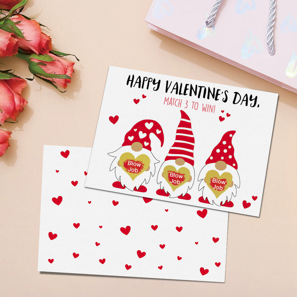 Tarjeta Rasca Y Gana Divertida Y Atrevida Para El Día De San Valentín. ¡divertida Tarjeta Rasca Y Gana Con 3 Juegos! Tarjeta Para Parejas. - GiftlabES