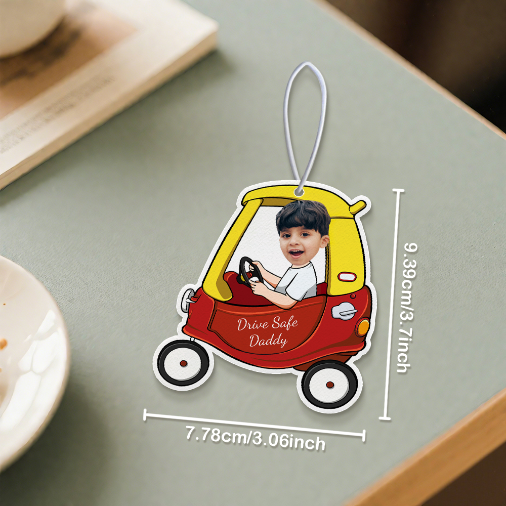Ambientador Personalizado Para Coche 'conduce Con Seguridad' Ambientador Personalizado Adorno Para Espejo Retrovisor Regalos Para Papá - GiftlabES