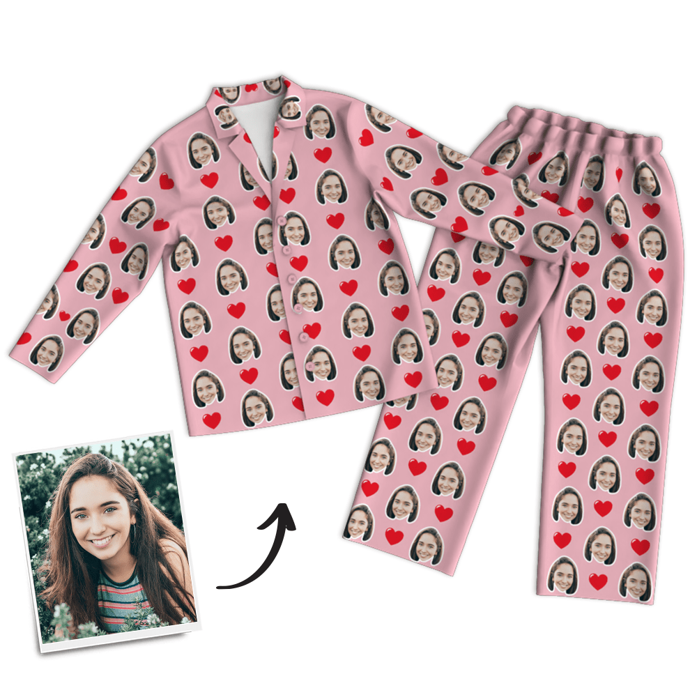 Pijamas Personalizados Con Foto - Rosa Macaron - GiftlabES