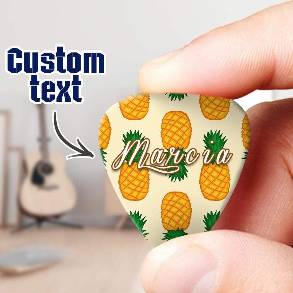 Regalo De Piña: Púa De Guitarra Personalizada Para Novio - 6 Unidades - GiftlabES