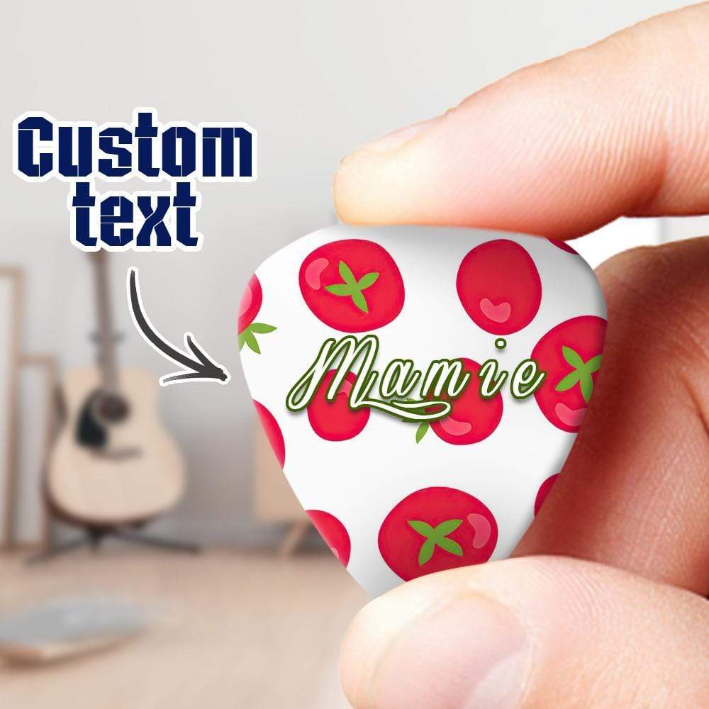 Regalo Personalizado De Púa De Guitarra Con Forma De Tomate - 6 Unidades - GiftlabES