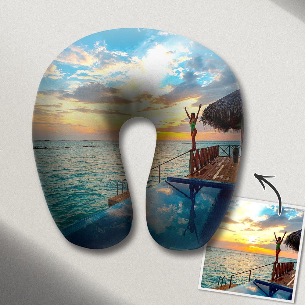 Regalos De Viaje Almohada De Viaje Personalizada Para El Cuello Regalos Conmemorativos - GiftlabES