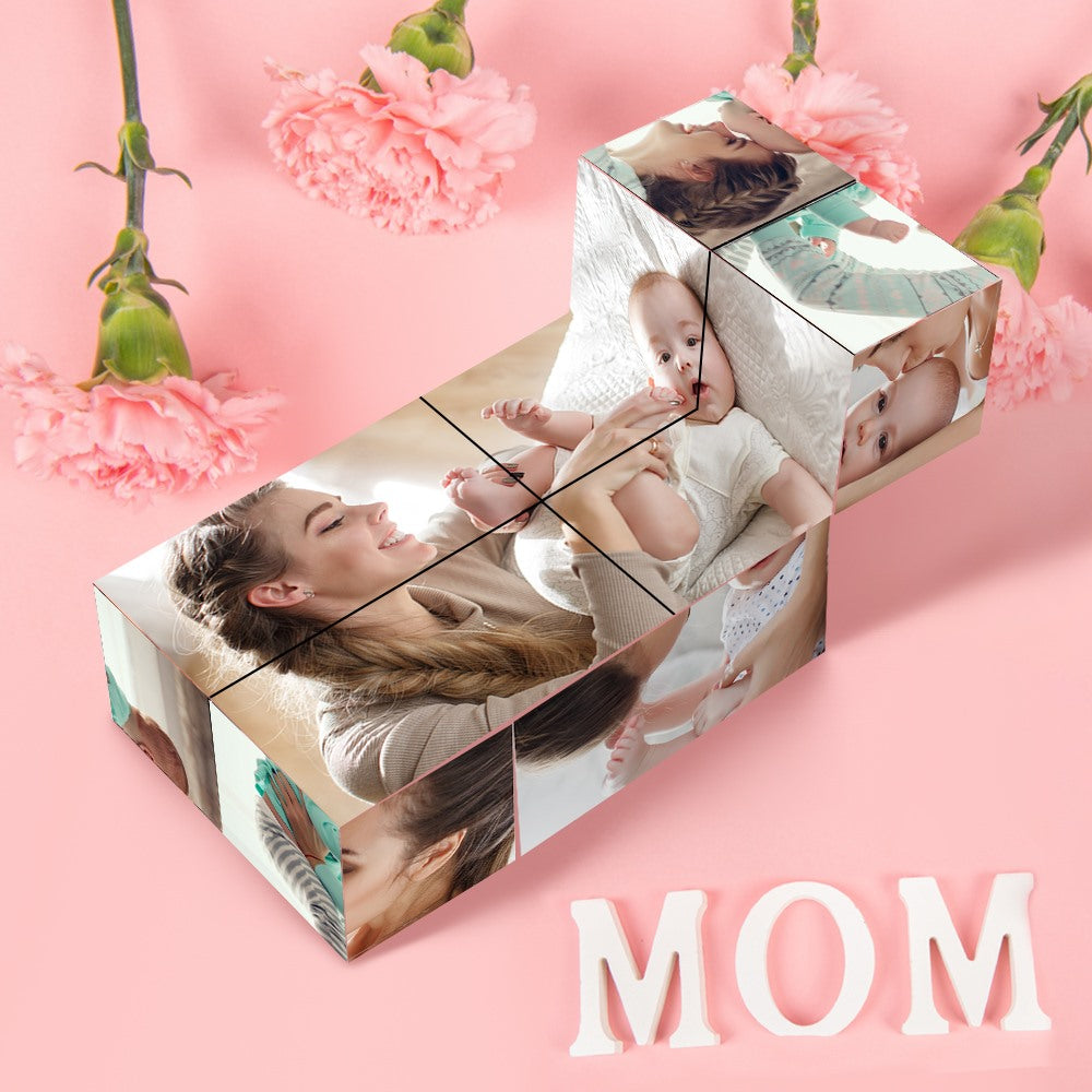 Cubo De Rubik Fotográfico, Cubo De Rubik Multicolor, Regalos Personalizados Para Mamá - GiftlabES