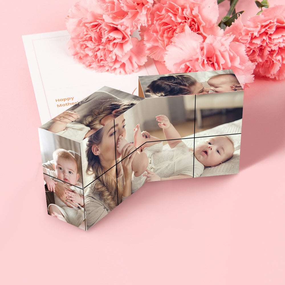 Cubo De Rubik Fotográfico, Cubo De Rubik Multicolor, Regalos Personalizados Para Mamá - GiftlabES