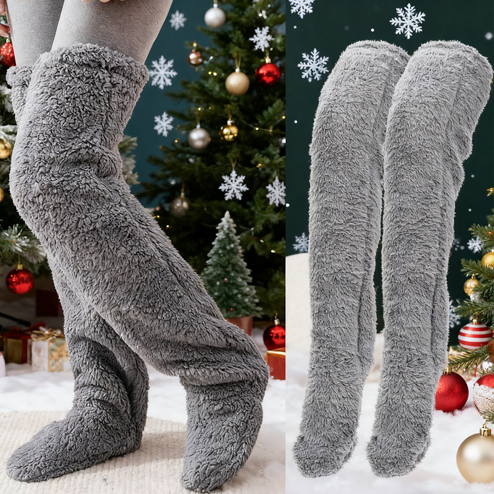 Calcetines Suaves Para Mujer, Calentadores De Piernas De Invierno, Calcetines Coloridos, Regalos Para Ella, Regalo Cálido De Navidad - GiftlabES