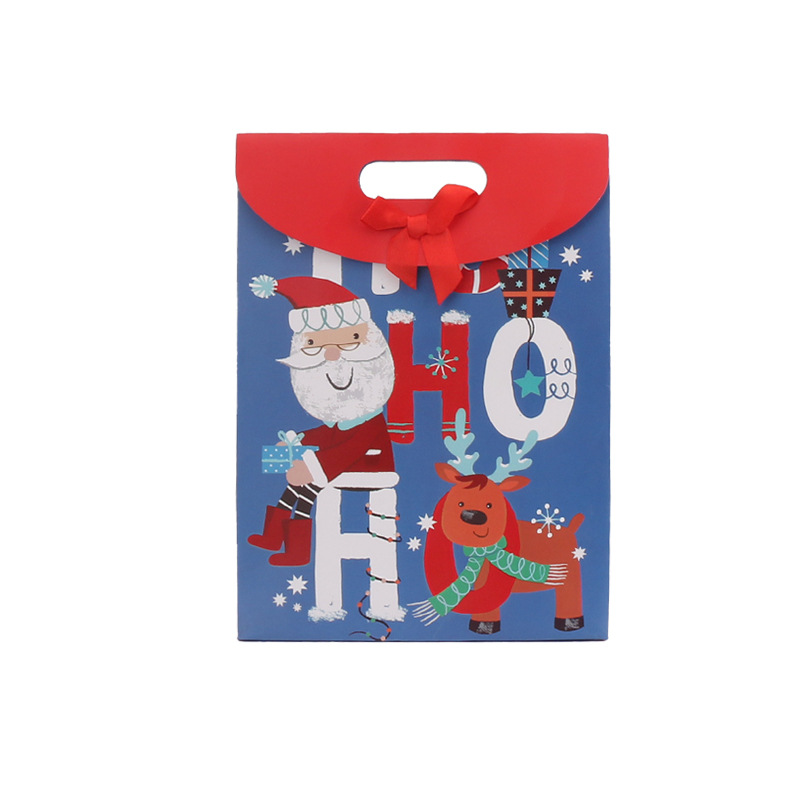 Bolsas De Regalo Navideñas, Bolsa Festiva De Regalo De Navidad, Papá Noel, 19x9x26 Cm. - GiftlabES
