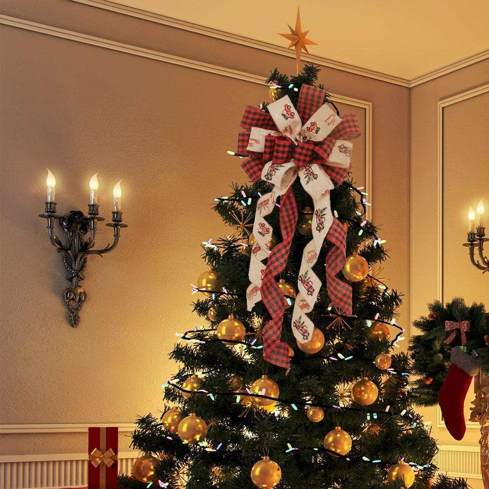Lazos Rojos De Navidad, Adornos Para El Árbol De Navidad, Celosía Para El Coche, Regalos De Navidad - GiftlabES