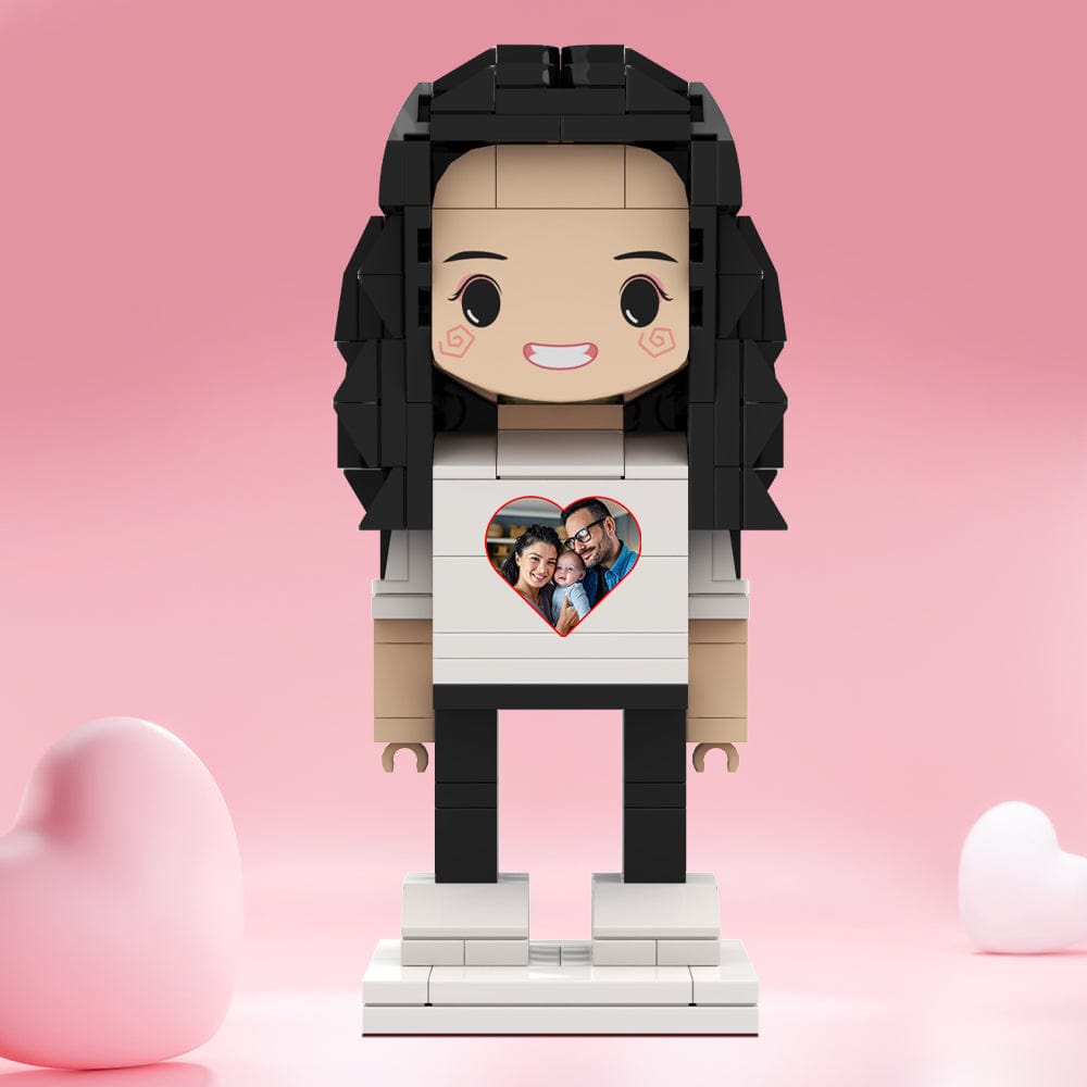 Regalos Para El Día De San Valentín Figuras De Ladrillos Personalizadas Figuras De Ladrillos Con Imágenes Personalizadas - GiftlabES