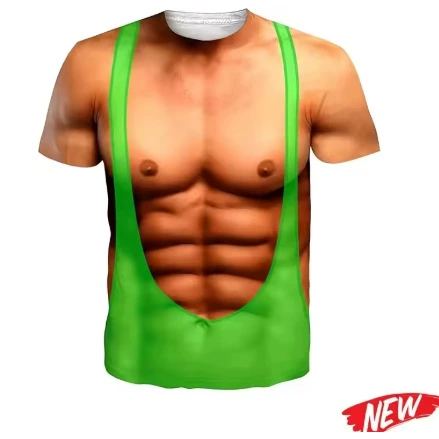 Funny Hawaiian Abs T Shirts for Men Novelty Muscle Print Beach Tees Gag Gifts for Summer Vacation Tropical Party Costume Shirts Multiple Styles