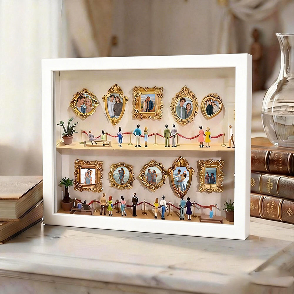 Cornice Personalizzata 'museum Of Us' Con Foto Su Misura, Regalo Per Coppie, Mini Museo, I Migliori Regali Di San Valentino. - GiftlabIT