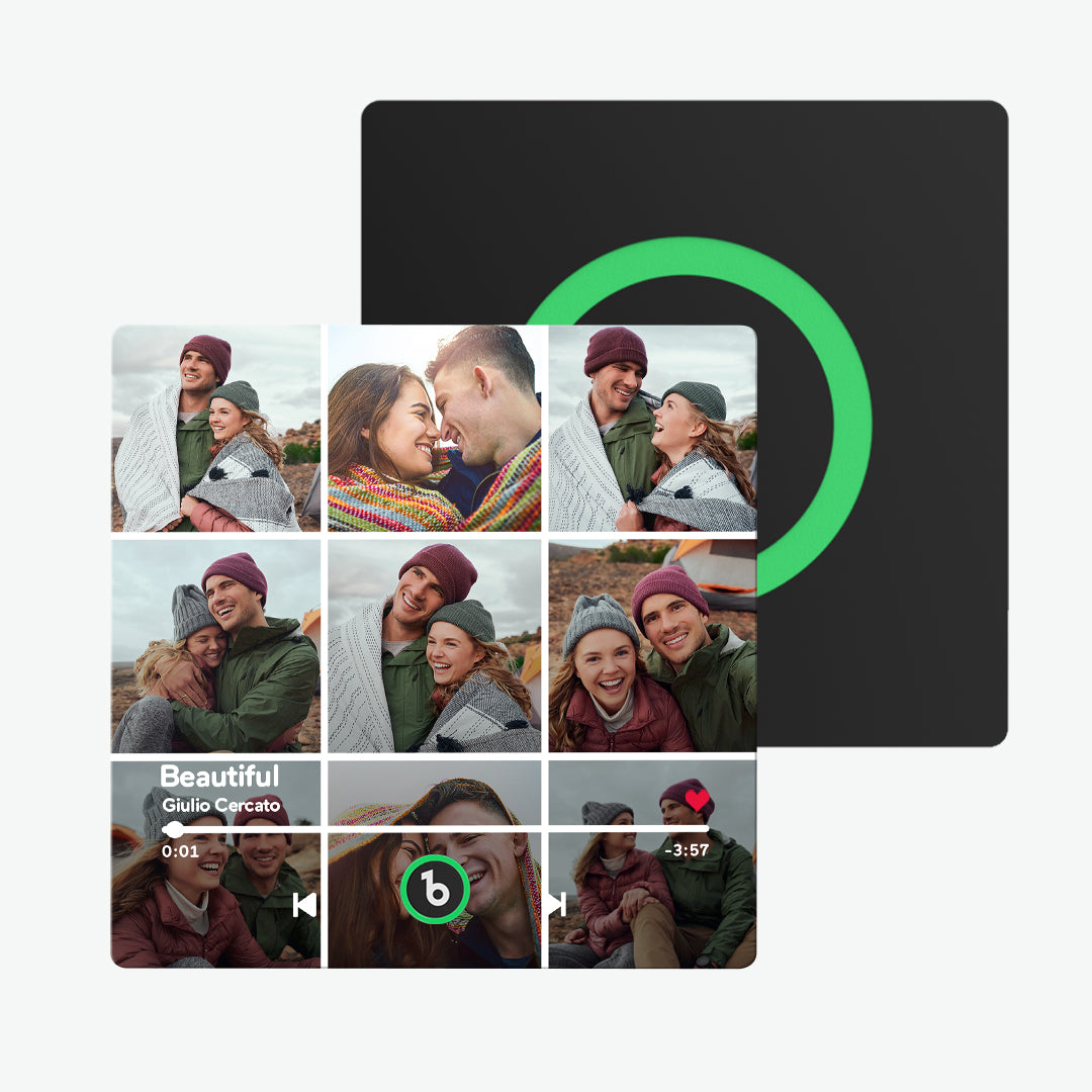 Magnete Da Frigo Personalizzato A Tema Musicale, Album Fotografico Con Collage, Regalo Per La Fidanzata, Colorato. - GiftlabIT