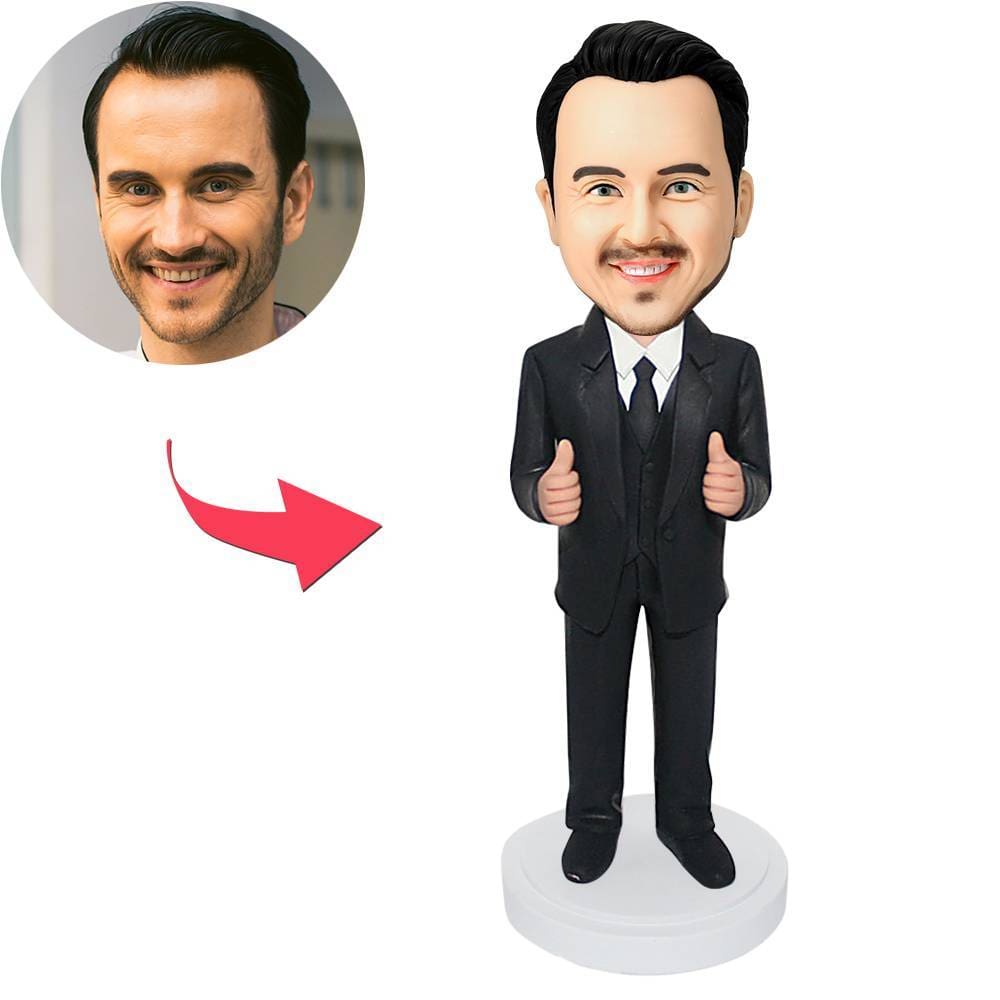 Statuetta Personalizzata 'sei Il Migliore' Con Testa Oscillante E Testo Inciso - GiftlabIT
