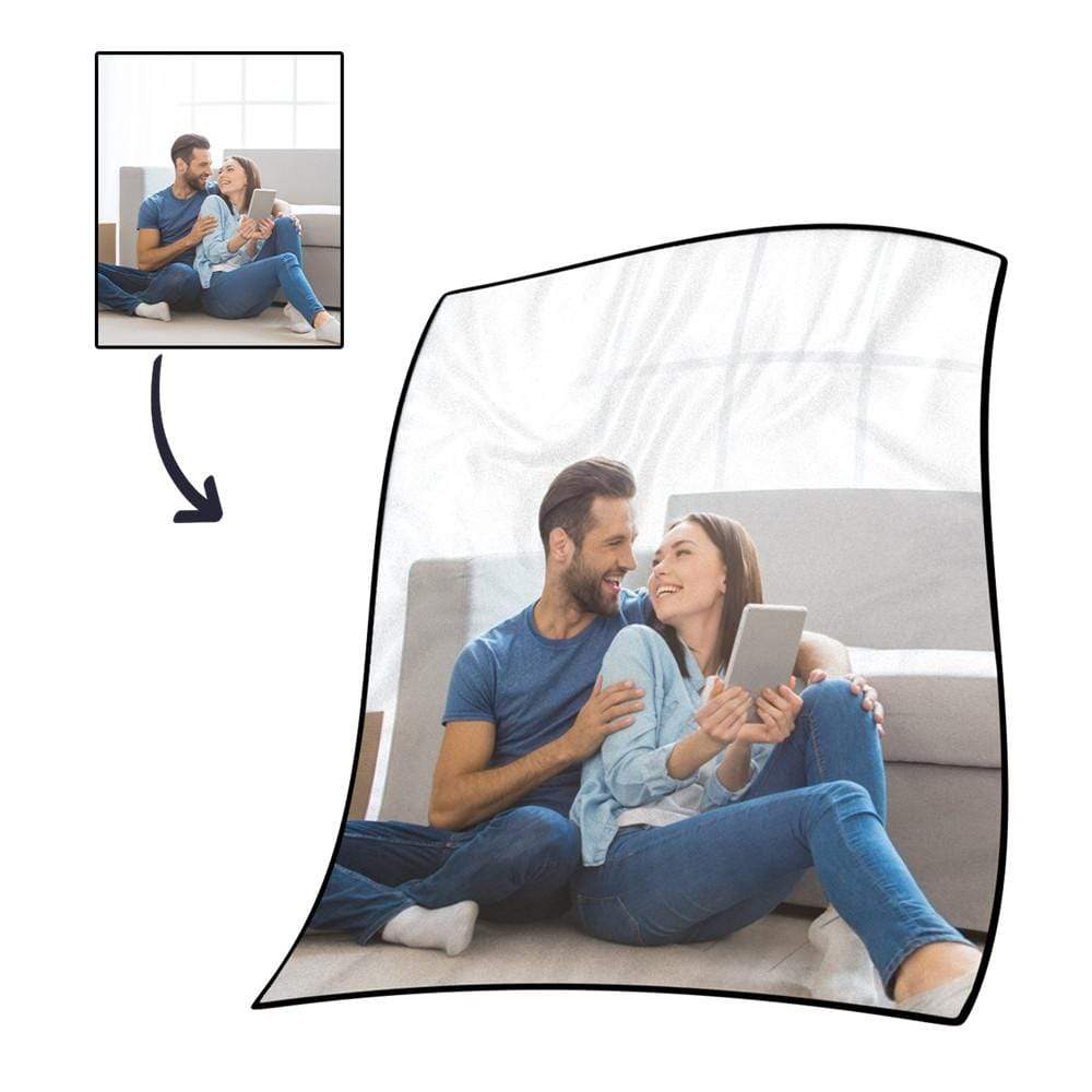 Coperta Con Foto, Coperta Personalizzata, Regalo Di Anniversario - GiftlabIT
