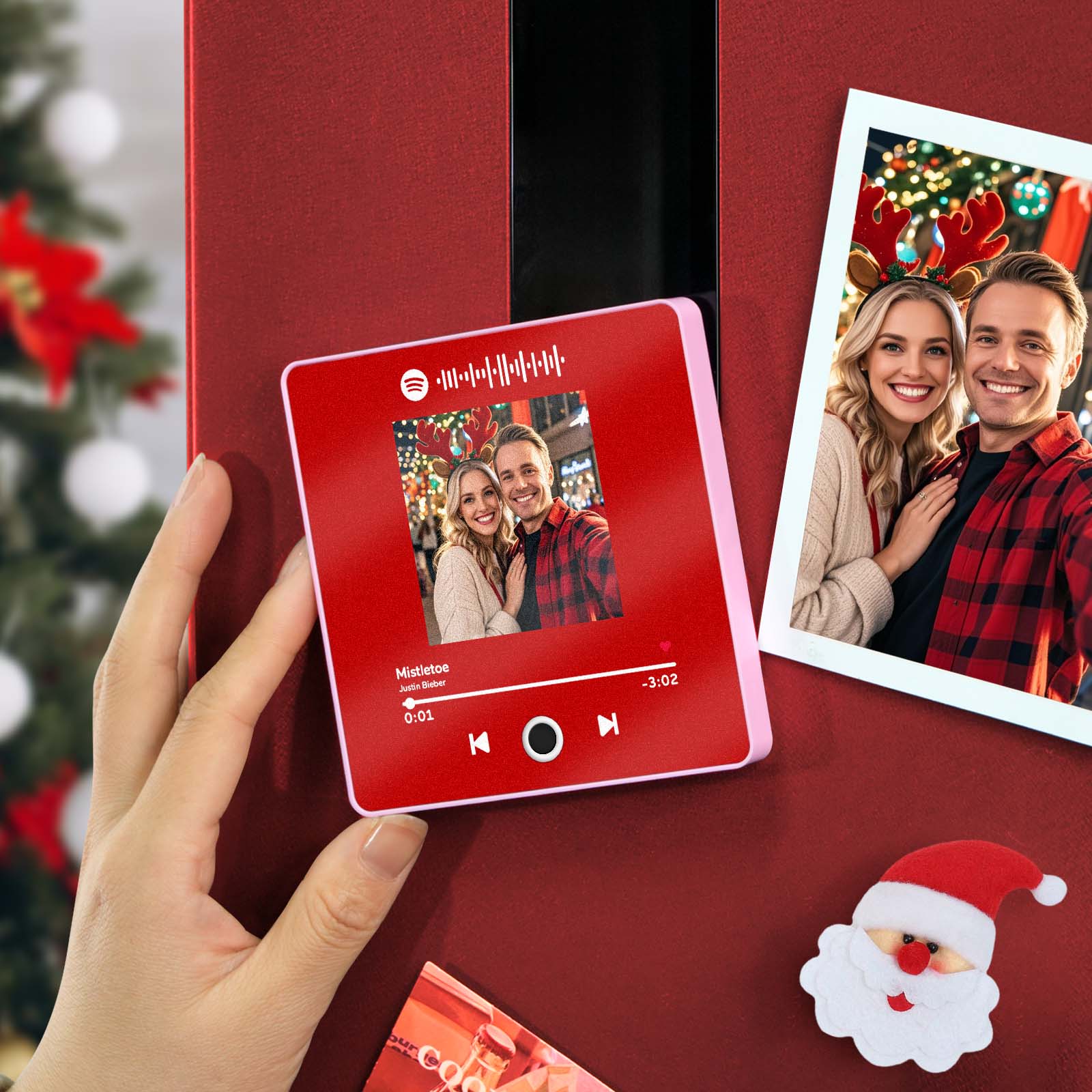 Magnete Da Frigo Personalizzato Con Album E Codice Spotify. Il Magnete Musicale Riproduce Canzoni. Regalo Di Natale. - GiftlabIT