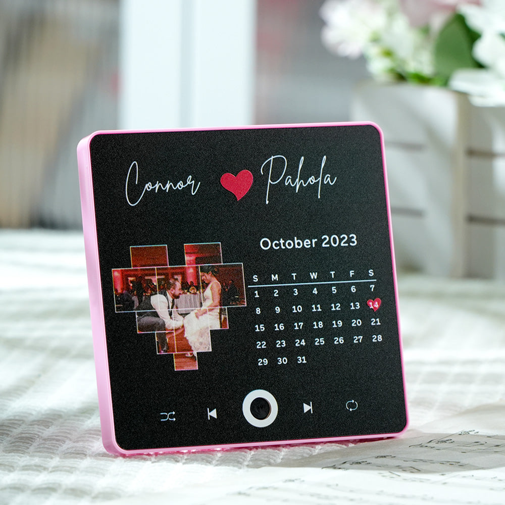 Adesivi Per Frigorifero Musicali Personalizzati Fai Da Te, Calendari Fotografici, Adesivi Fotografici Da Parete Musicali, Movimenti Musicali Che Possono Essere Riprodotti Senza Cellulare - GiftlabIT