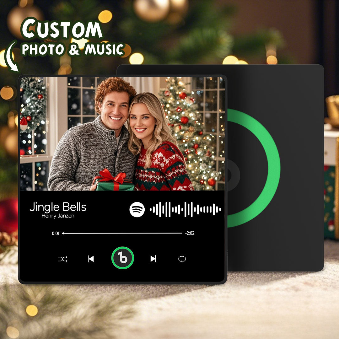 Magnete Da Frigo Personalizzato Con Musica E Foto, Fridgebeats Pro Supporta La Connettività Bluetooth. - GiftlabIT