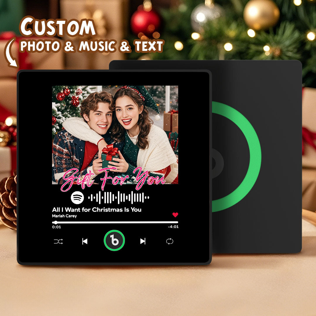 Magnete Da Frigo Personalizzato Con Musica E Foto, Fridgebeats Pro Supporta La Connettività Bluetooth. - GiftlabIT