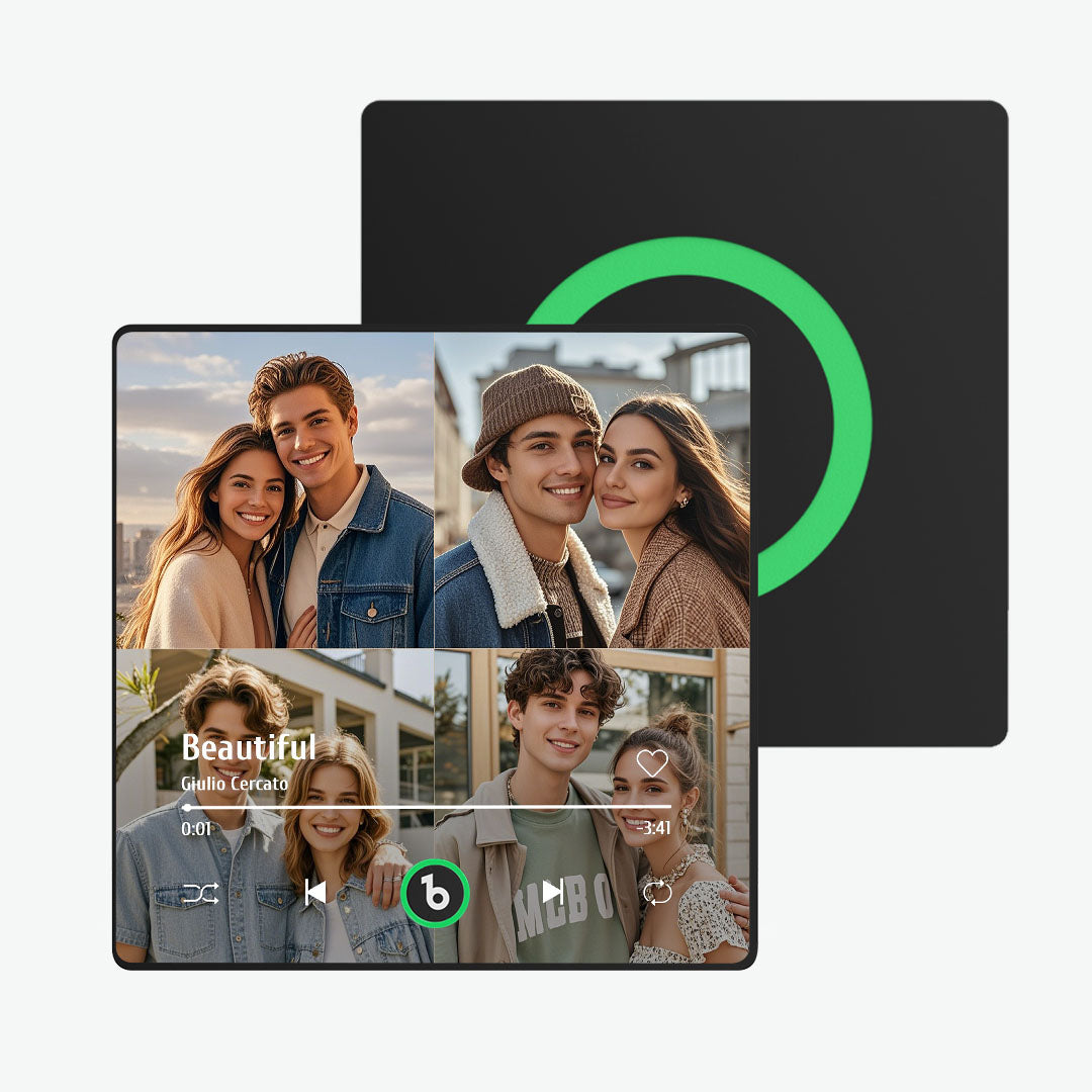 Magnete Da Frigo Musicale Personalizzato Con Adesivo Fotografico Da Parete A Tema Musicale, Meccanismo Musicale Riproducibile, Regalo Di San Valentino. - GiftlabIT