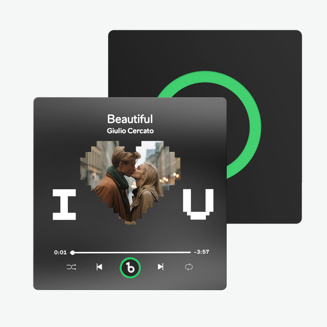 Magnete Da Frigo Personalizzato Con Musica E Foto. Fridgebeats Pro Supporta La Connettività Bluetooth. - GiftlabIT