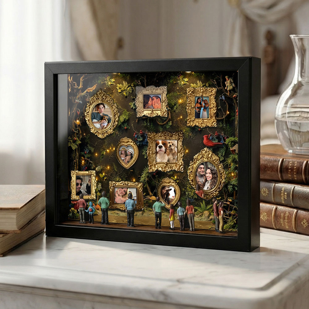Cornice Personalizzata 'museum Of Us' Con Foto A Colori, Stile Vintage. Un Regalo Per Tutta La Famiglia. - GiftlabIT