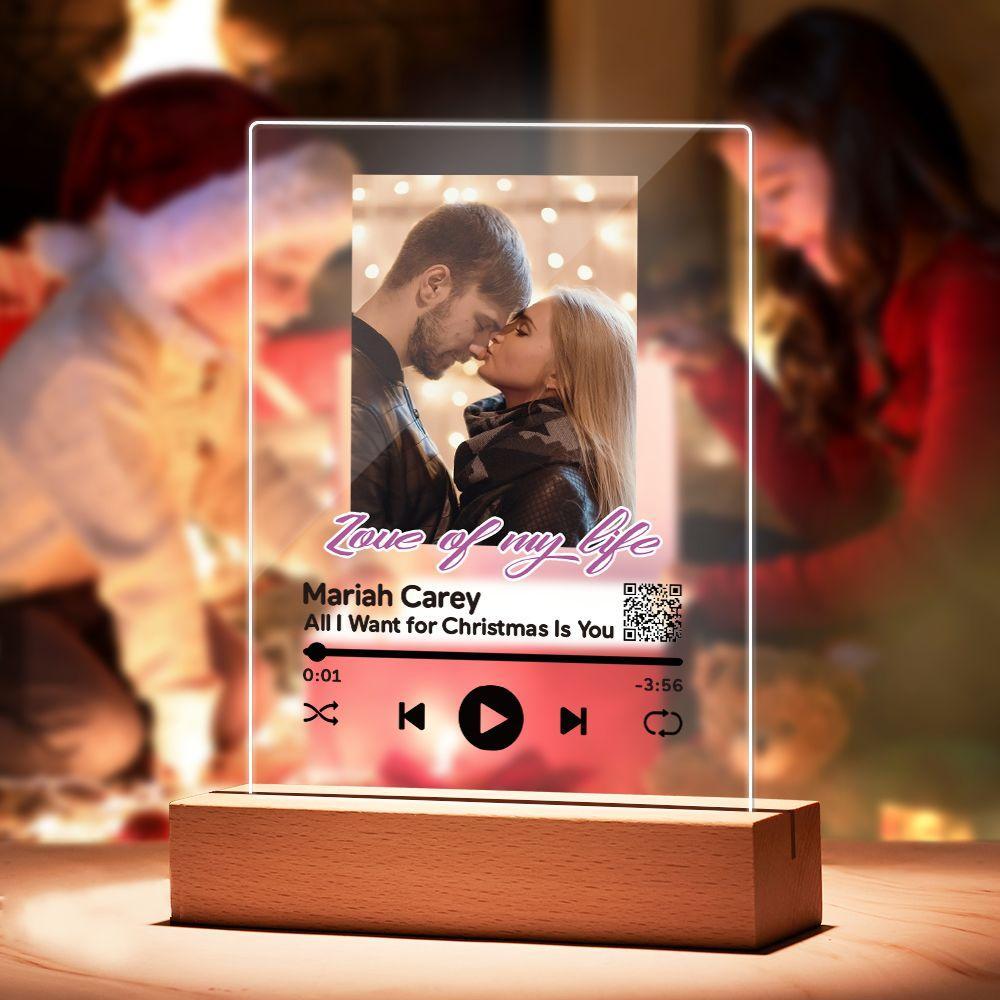 Targa Fotografica Con Codice Qr Scansionabile - Regalo Personalizzato Per La Fidanzata - GiftlabIT