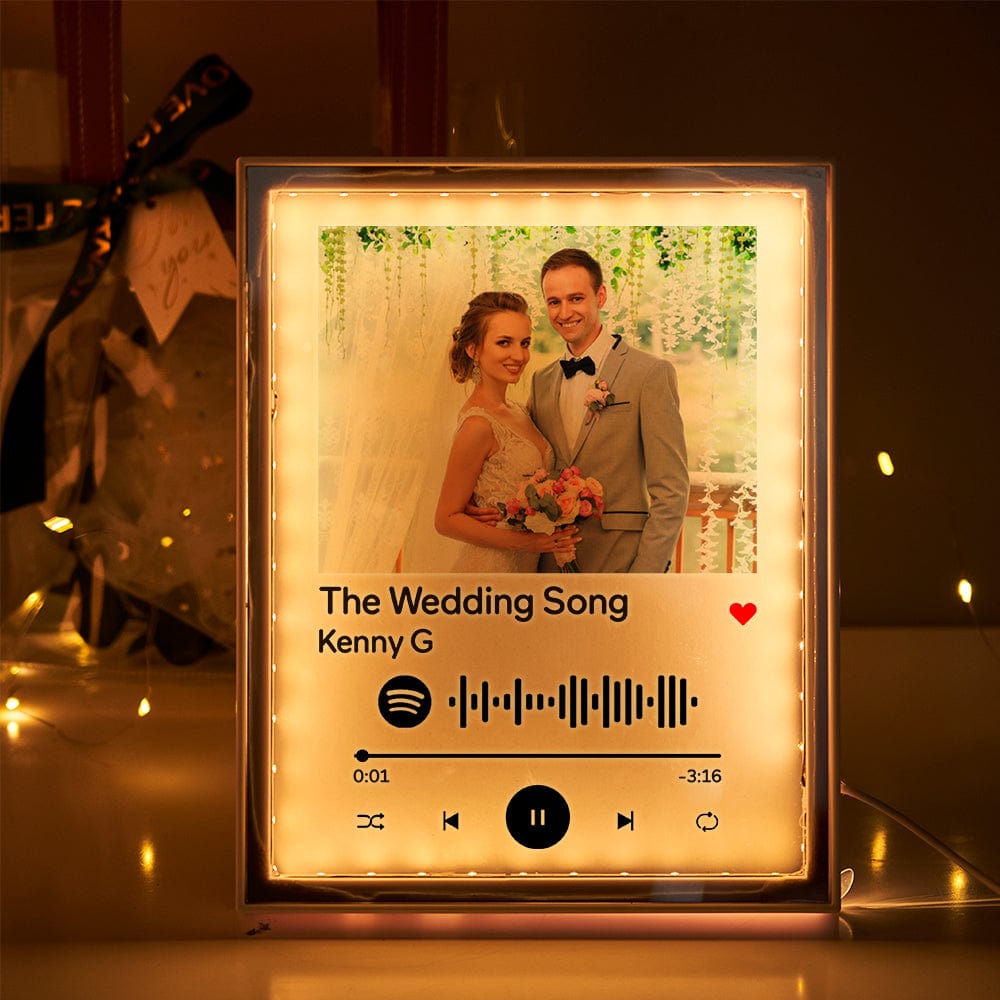 Regali Di Nozze Targa Con Canzone Codice Musicale Personalizzato Luce Notturna Specchio Musicale Regali Per La Casa Regali Di Compleanno Per Lei - GiftlabIT