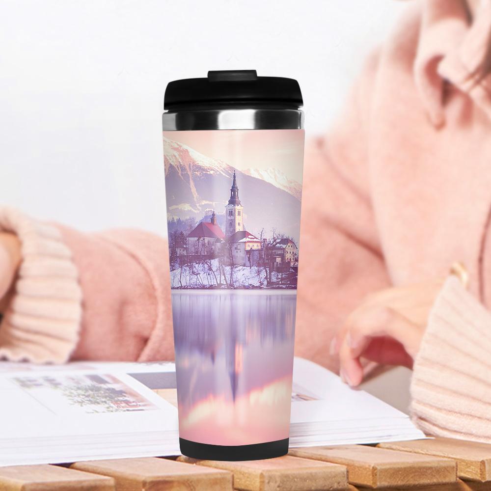 Tazza Da Viaggio Personalizzata, Regalo Di Ringraziamento - 400 Ml - GiftlabIT