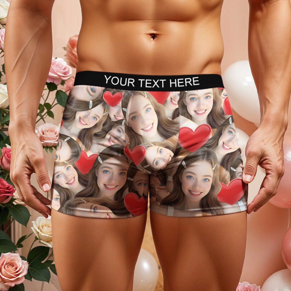 Boxer Personalizzati Da Uomo, Regalo Di Intimo Personalizzato Per Il Fidanzato, Regalo Di San Valentino Per Il Marito, Intimo Personalizzato Divertente, Regalo Di Compleanno - GiftlabIT