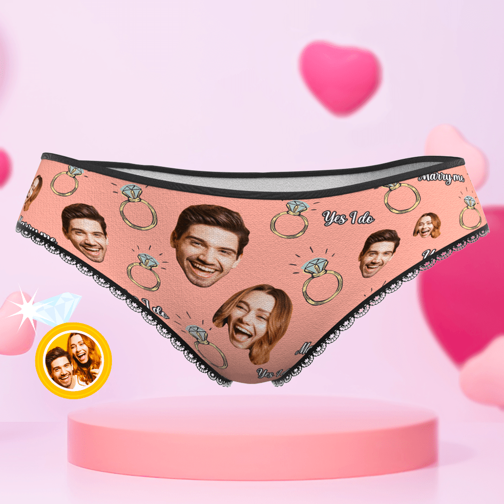 Mutandine Da Donna Personalizzate Con La Faccia - Regali Di Nozze - GiftlabIT